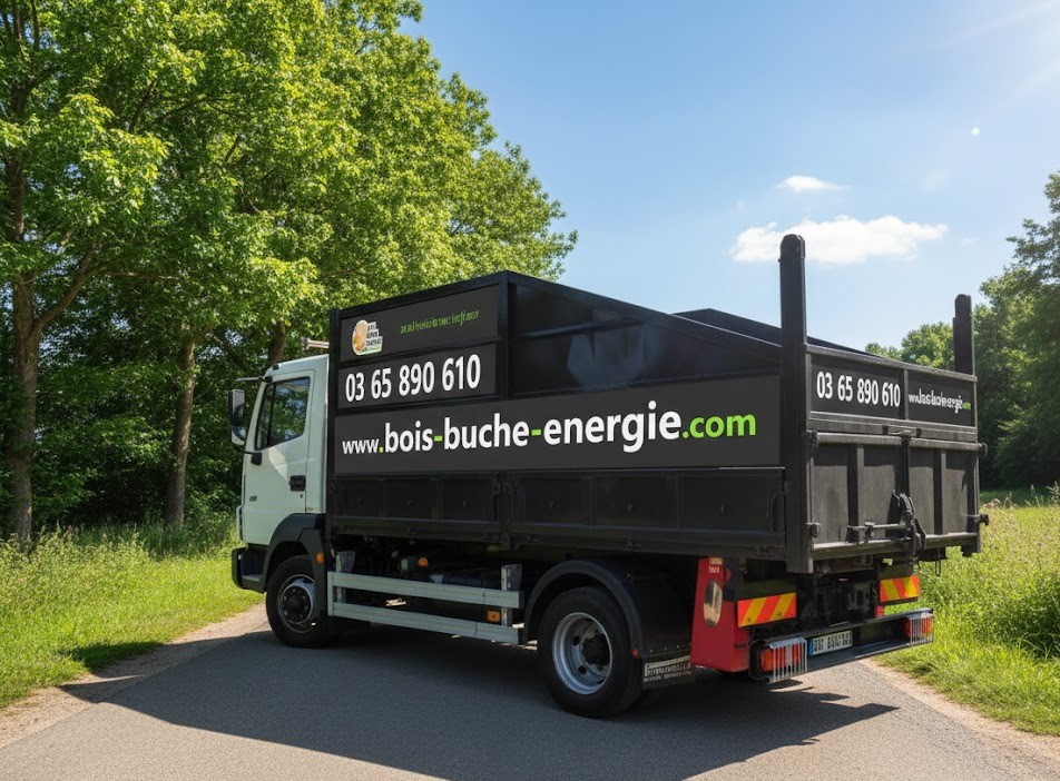 Camion à benne basculante Bois Bûche Energie Camion à benne basculante