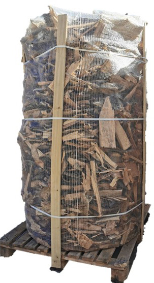  Palette de Brisure de Bois pour Allumage, Barbecue, Brazero... 1802 dm3 Vrac