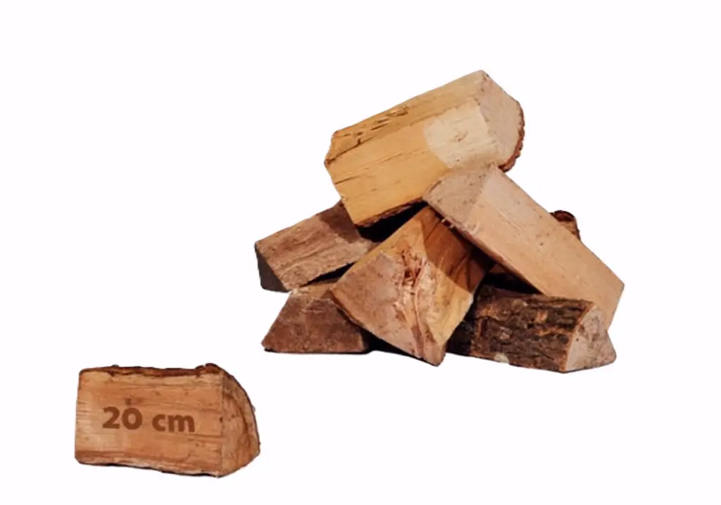 Bois de chauffage Dur Sec coupé en 20cm livré en vrac