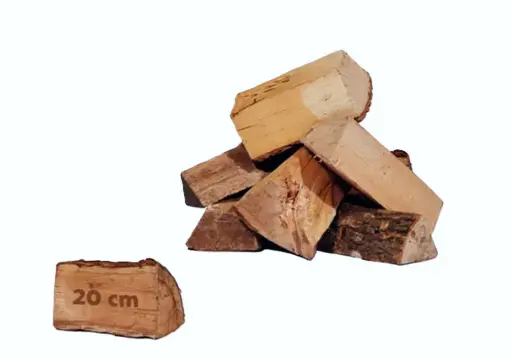 Bois de chauffage Dur Sec coupé en 20cm livré en vrac