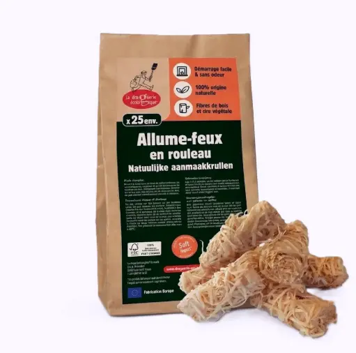 Rouleaux ALLUME-FEU ECOLOGIQUES